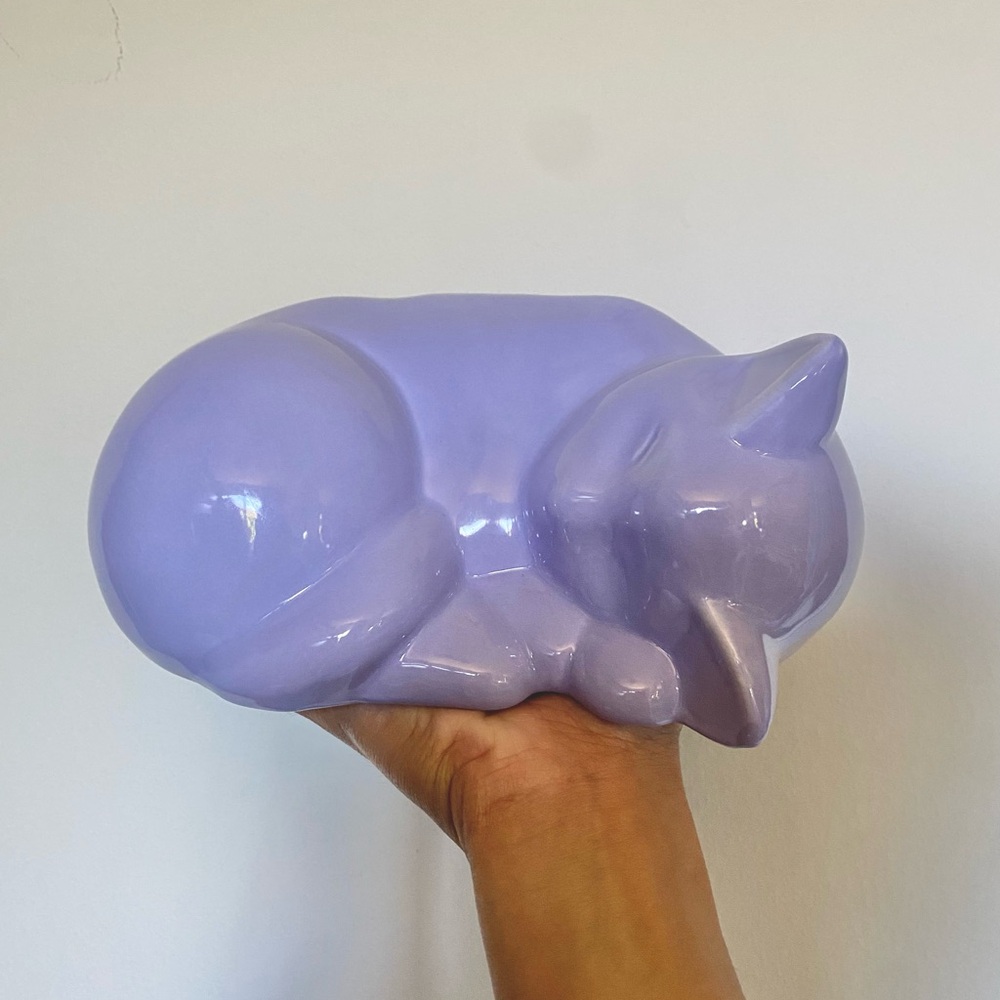 T.J.Maxx Lavender Cat Figurine